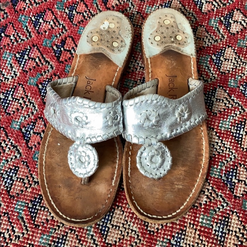 Jack Rogers Silver size 7